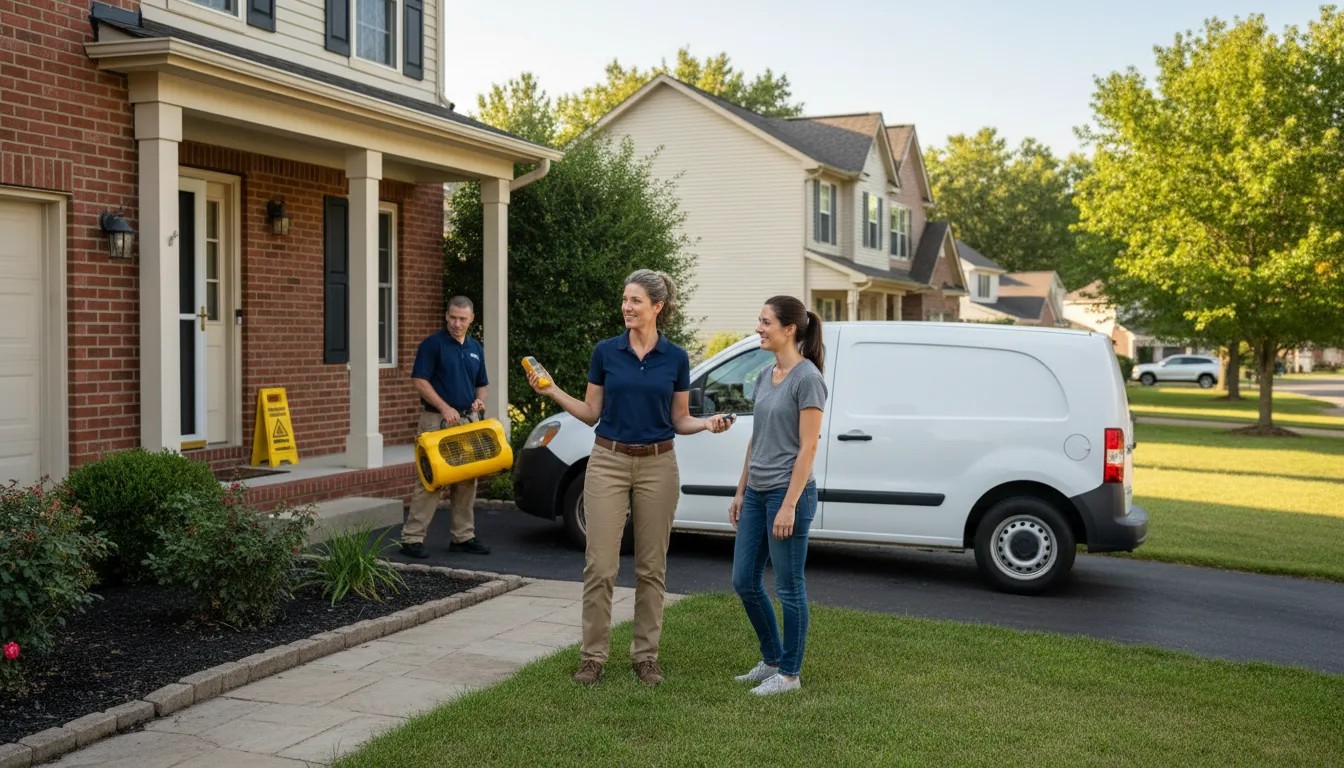 Residential water damage restoration in Thompsonville, MI